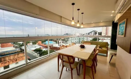 Apartamento com 3 dormitórios, 145 m² - venda por r$ 1.800.000 ou aluguel por r$ 11.000/mês - enseada - guarujá/sp