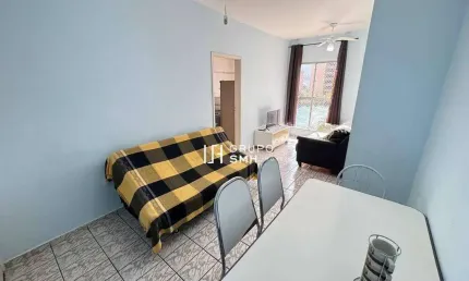 Apartamento com 1 dormitório, 48 m² - venda por R$ 250.000 ou aluguel por R$ 2.300/mês - Enseada - Guarujá/SP