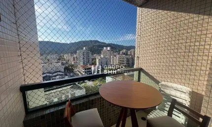 Apartamento com 2 dormitórios à venda, 70 m² por r$ 435.000 - enseada - guarujá/sp