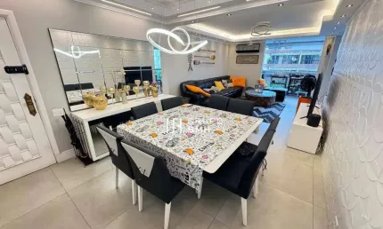 Apartamento com 4 dormitórios à venda, 167 m² por r$ 930.000 - enseada - guarujá/sp