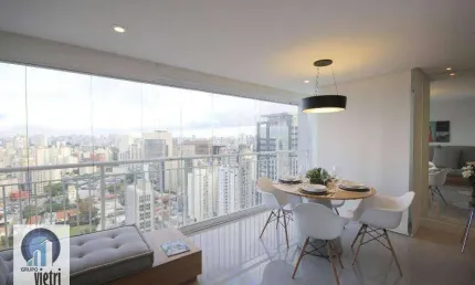 Apartamento com 1 dormitório para alugar, 56 m² por r$ 13.633,31/mês - vila olímpia - são paulo/sp