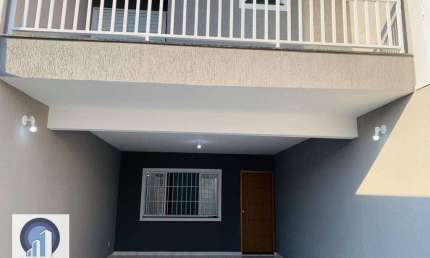Excelente Sobrado Novo!!! Com 3 dormitórios com sacadas sendo 1 Suíte, sala para 2 ambientes, jardim de inverno, lavabo ,cozinha, área de serviço, qui