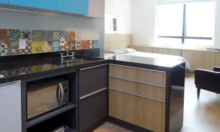 Studio 100% mobiliado a venda condomínio selenita bethaville barueri