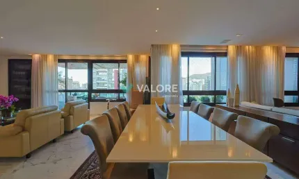 Apartamento com 4 quartos para alugar na Rua Espírito Santo, Lourdes, Belo Horizonte