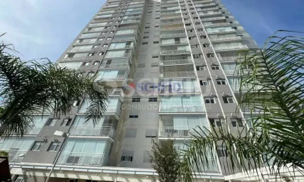 Apartamento moderno com ambientes integrados e 1 dormitório com sala ampliada no Jd. Marajoara