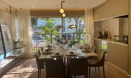 Apartamento de 168,00 AUm²  á Venda de 3 suítes com 2 vagas no |Brooklin