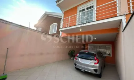 SOBRADO COM 152M2 - 3 DORM - 3 SUÍTES - 4 VAGAS - PRONTO PARA MORAR - SEMI-MOBILIADO