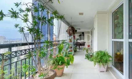 Apartamento de 401m², 4 dormitórios sendo os 4 suíte com 5 vagas -morumbi