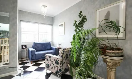 Apartamento a Venda, 2 dormitórios, sala 2 ambientes, cozinha americana, 1 banheiro em Moema, 62m².