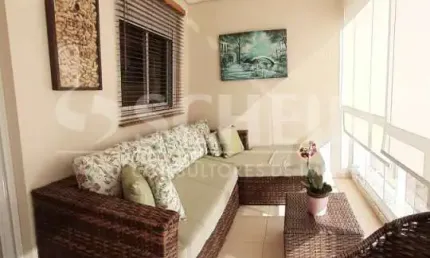 Apartamento a venda com 1 suite e 2 vagas no Morumbi.