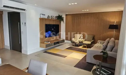 Apartamento de 182m2, todo mobilado, suíte master e 2 vagas, excelente localização Jd Marajoara