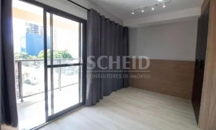 Studio a venda 27m2 1 dorm com varanda proximo da estação Brooklin
