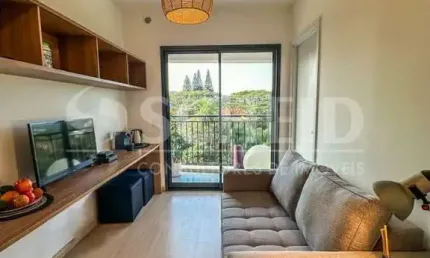 Apartamento Mobiliado no bairro Alto Da Boa Vista tem 33 metros quadrados com 1 quarto, Mobiliado!