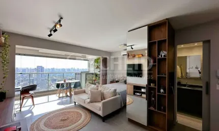 Apartamento mobiliado á venda no alto da Boa Vista - 43m², 1 dormitório , 1 vaga e  deposito Priv. -