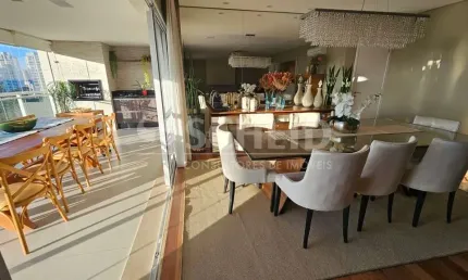 Apartamento mobiliado venda cond Cena Golf 4 quartos/Suíte 3 vagas - Jardim Marajoara vista golf