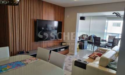 Apartamento a venda de 129,00m² útil, com 3 quartos e 3 vagas, na Vila Mascote.