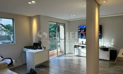 Apartamento 2 dorms, 1 vaga, 64m², totalmente reformado porteira fechada