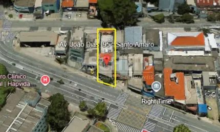 Imóvel para venda, 400m², santo amaro, com acesso a av. joão dias e  rua doutor antônio bento