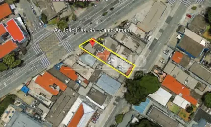 Imóvel para venda, 400m², santo amaro, com acesso a av. joão dias e  rua doutor antônio bento