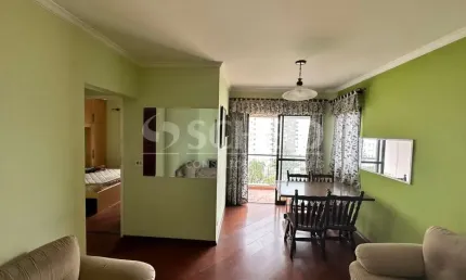 Apartamento a venda com 60m², 2 quartos sendo 1 suíte no jardim marajoara.