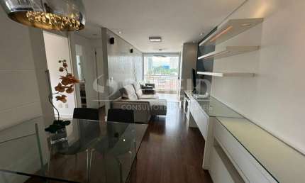 Apartamento em Campo Belo com 62m² e 2 dormitórios  Mobiliado