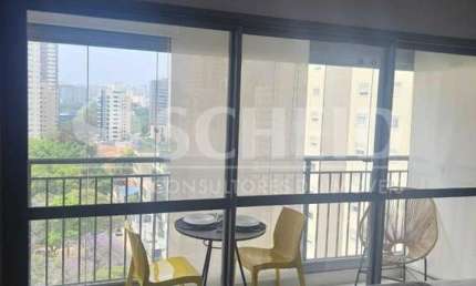 Flat com 1 quarto à venda na Alameda Iraé, --, Moema, São Paulo