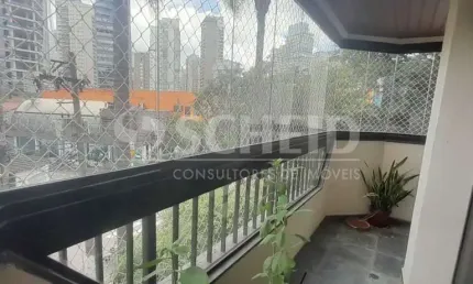 Apartamento tipo para locação com 3 quartos e 2 vagas em moema pássaros