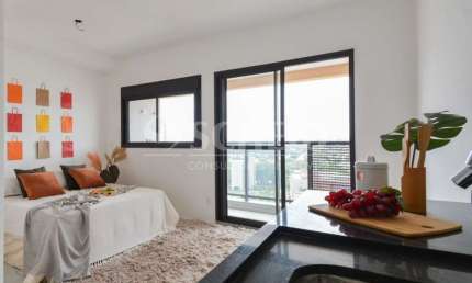 Studio á Venda no Brooklin com 27m², 1 quarto, 1 vaga.