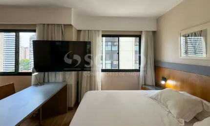 Studio à venda em Moema, 27m² 1 quarto, 1 vaga. Lazer no condomínio