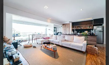 Apartamento à venda no brooklin com piscina e ar condicionado 2 suítes e 2 vagas de garagem!