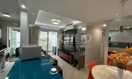 Apartamento com 02 quartos  01 suíte 61m²  rua quararibeia 300 ar condicionado prox comercios