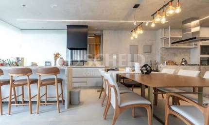 Apartamento Mobiliado no Brooklin,  197 m2,  3 suites 3 vagas 5 banheiros