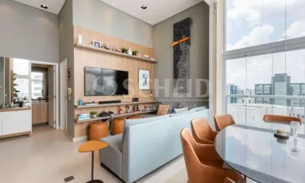 Apartamento á venda no alto da boa vista com 43m², 1 quarto sendo 1 suíte, 1 vaga.