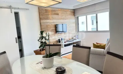 Apartamento a venda no Brooklin de 74m², com 2 quartos e 1 vaga.