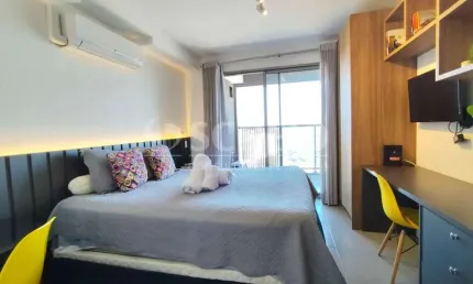 Studio Mobiliado à Venda no Alto da Boa Vista  - 24m² - Ar Condicionado