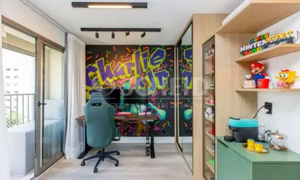 Flat com 1 quarto à venda na Rua Otávio Tarquínio de Souza, --, Campo Belo, São Paulo