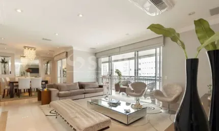 Apartamento a venda no Brooklin, 178 metros, 03 suites, 01 escritorio e 03 vagas