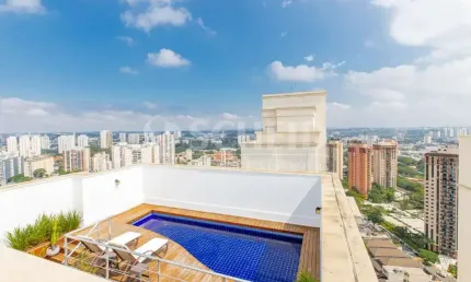 Cobertura, 4 doms, 3 suites, 4 vagas, vista panorâmica no Jd.Marajoara