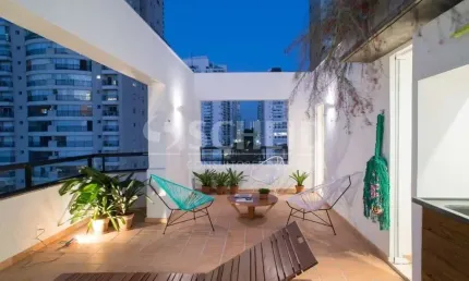 Cobertura dulex com terraco privativo e exclusivo, com linda vista do bairro.