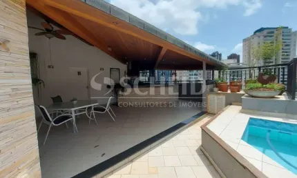 Cobertura à venda no morumbi, 580m², 4 suítes, piscina, churrasqueira, sauna, 4 vagas e depósito
