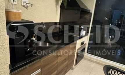 Apartamento com 3 Quartos Uma Suíte , sala com sacada
