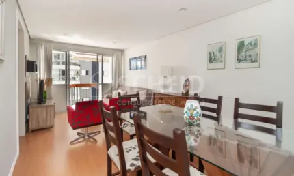 Apartamento mobiliado à venda com 02 quartos e 01 vaga em perdizes