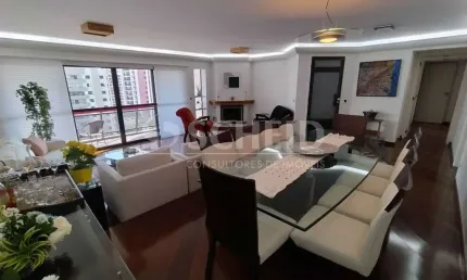 Apartamento semi mobiliado a venda de 171,00m² útil, com 4 quartos e 3 vagas, na Vila Mascote!