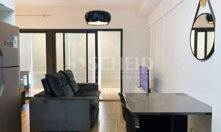 Studio de 40 m² MOBILIADO para locação no Paraíso Varanda, 1 vaga de garagem.