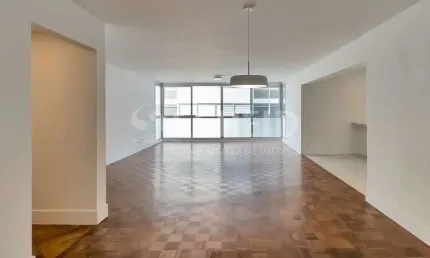 Apartamento à venda em Higienópolis - 160 m², 3 dormitórios, 2 suítes, lavabo, 2 vagas. Reformado.