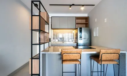Studio á venda no campo belo mobiliado com 40m², 1 quarto.