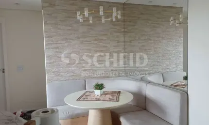Apartamento de 42 m² com excelente distribuição interna, 2 quartos, 1 banheiro em interlagos.