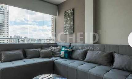 Apartamento com 1 quarto para alugar na Rua Michigan, --, Brooklin, São Paulo