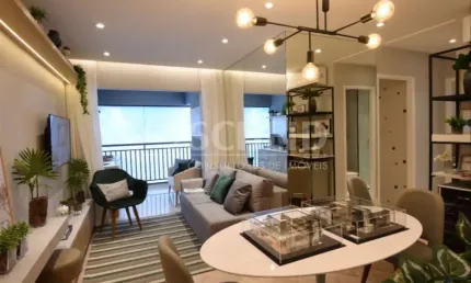 Apartamento á venda na vila santa catarina com 86m², 3 quartos sendo 1 suíte, 1 vaga.