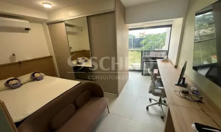 Studio á Venda no Brooklin com 27m², 1 quarto, 1 vaga.